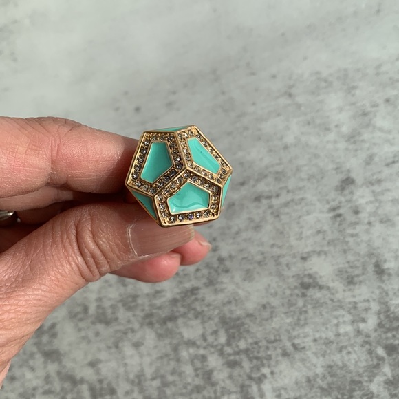 Brand New Aqua Fashion Ring Kruger Gemstones Women - Picture 4 of 6